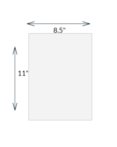 Custom 8.5 x 11